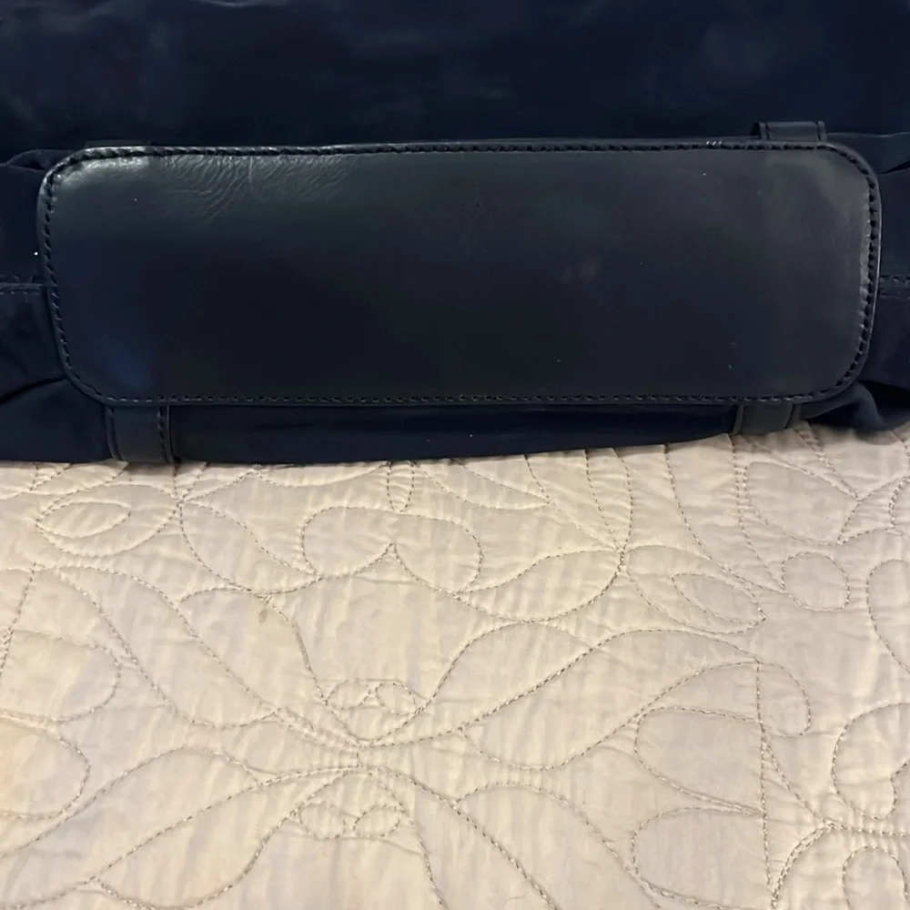 Kate Spade Westward Emily & Merritt Navy Blue Laptop Vintage Hobo Shoulder Bag